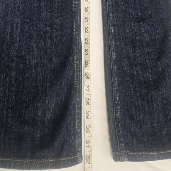 Rerock by Express 2000s Straight-Leg Distressed Jeans Size 4 Vintage Y2K Denim - Picture 12 of 16